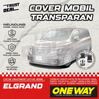 ผ้าคลุมรถยนต์พลาสติก แบบหนา กันน้ํา สีโปร่งใส สําหรับ Nissan ELGRAND