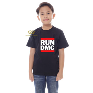 เสื้อยืด ลายวง RUN DMC Music สําหรับเด็กอายุ 1-12 ปี