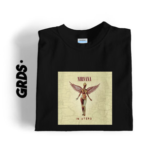 เสื้อยืด ลาย NIRVANA IN UTERO NIRVANA IN UTERO สําหรับผู้ชาย