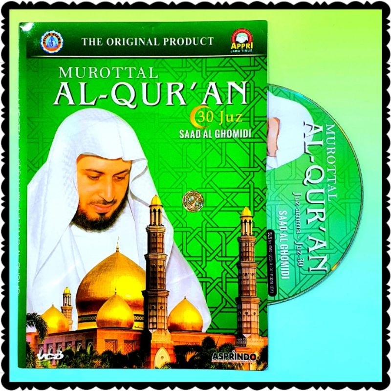 Vcd MUROTTAL AL QURAN-MUROTTAL ALQURAN 30 JUZ SELECTED LETTER-MUROTTAL 30 JUZ SELECTED LETTER-KASET 