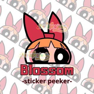 สติกเกอร์ PEEKER BLOSSOM THE POWERPUFF GIRLS สําหรับติดตกแต่ง