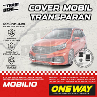 Mobilio ผ้าคลุมรถยนต์ พลาสติกใส กันน้ํา แบบหนา