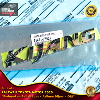 Kijang Innova โลโก้โครเมี่ยม ของแท้ สําหรับ Toyota 75441-0K021