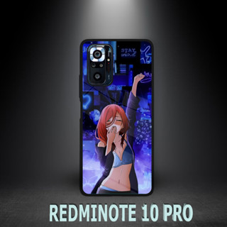 [CF27] เคสโทรศัพท์มือถือ ลายกลิตเตอร์ สําหรับ Xiaomi REDMI NOTE 10 PRO| เคส Hp เคลือบเงา | Miku NAKANO ลวดลาย