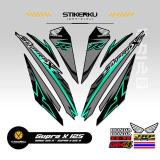 สติกเกอร์กราฟฟิค SUPRA X 125 R SUPRA X 125 FI SUPRA-X 125 R WAVE 125 R SUPRA 125 SUPRA Ayah STIPING LIST Pole 2018 2019 BATMAN SIMLE Stickerkudecall MOTIF 1