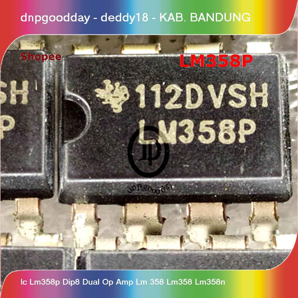 Ic lm358p dip8 แอมป์คู่ lm 358 lm358 lm358n