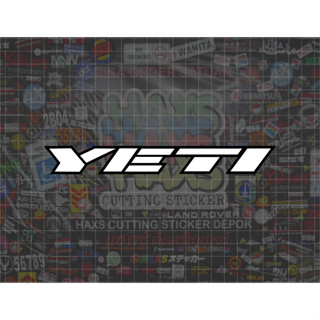 สติกเกอร์ตัด Yeti V2 ขนาด 21 ซม. สําหรับรถจักรยานยนต์