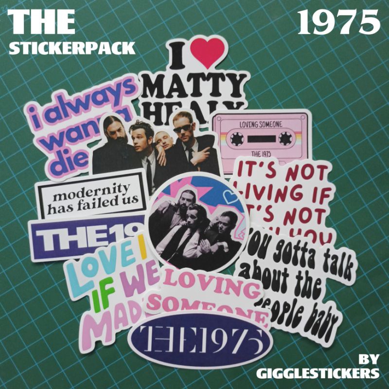 สติ๊กเกอร์ The 1975 Band Pack