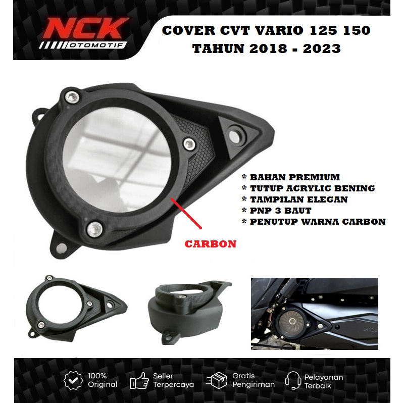 ฝาครอบ CVT VARIO 125/150 LED ใหม่ 2018-2026 ฝาครอบท่ออากาศ ALL NEW VARIO 125 150 LED
