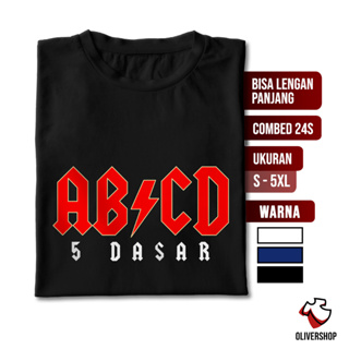 เสื้อยืดแขนยาว พิมพ์ลายโลโก้แบรนด์ Parody ABCD 5basic 3XL 4XL 5XL สําหรับผู้ชาย และผู้หญิง 24s