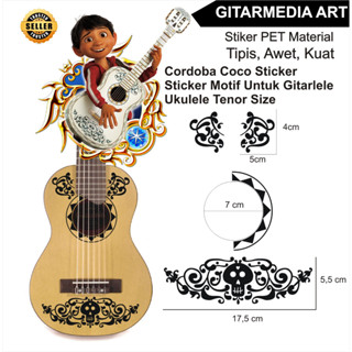 สติกเกอร์ Coco disney cordoba สําหรับติดตกแต่งกีตาร์