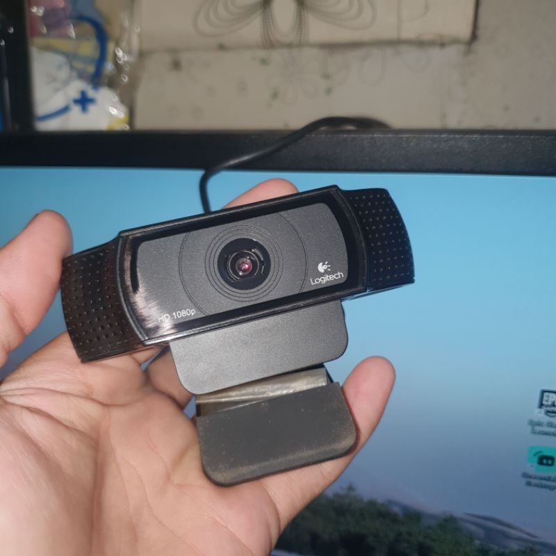 กล้องเว็บแคม Logitech C920 Pro ใช้ปกติ เรียบลื่น ไม่มีลบ