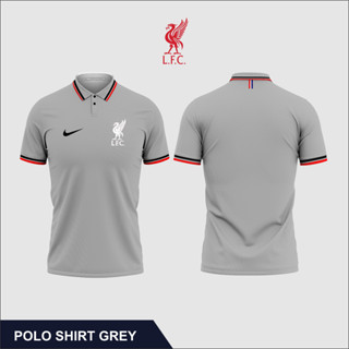 Terbaru - Kaos เสื้อโปโลแขนสั้น คอปก พิมพ์ลายโลโก้ Liverpool Baju Kaos Liverpool - 5warna ไซซ์ S-3XL สําหรับผู้ชาย และผู้หญิง