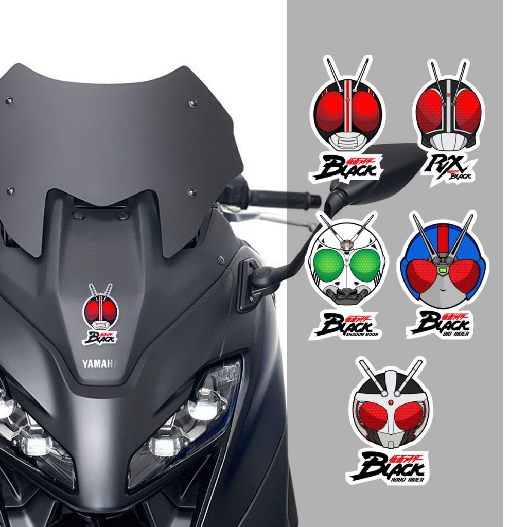สติ๊กเกอร์ติดรถมอเตอร์ไซค์ Kamen Rider JDM 01