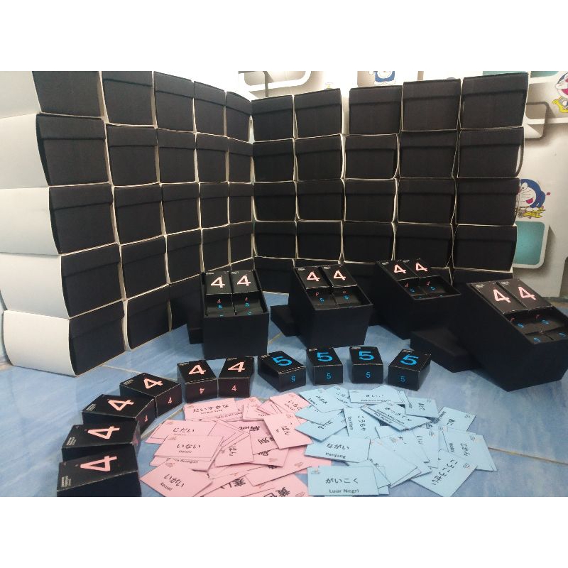 FUJICARD Flashcard คันจิญี่ปุ่น N5 และ N4 รวม 500 ใบ