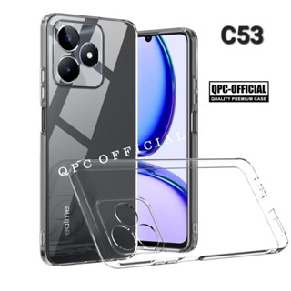 เคสใส แบบนิ่ม สีดํา สําหรับ Realme C53 Realme C51 Realme C53 Realme C53 Realme C51