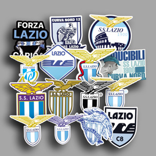 สติกเกอร์โลโก้ Lazio Logo Club Ball สําหรับติดหมวกกันน็อครถจักรยานยนต์