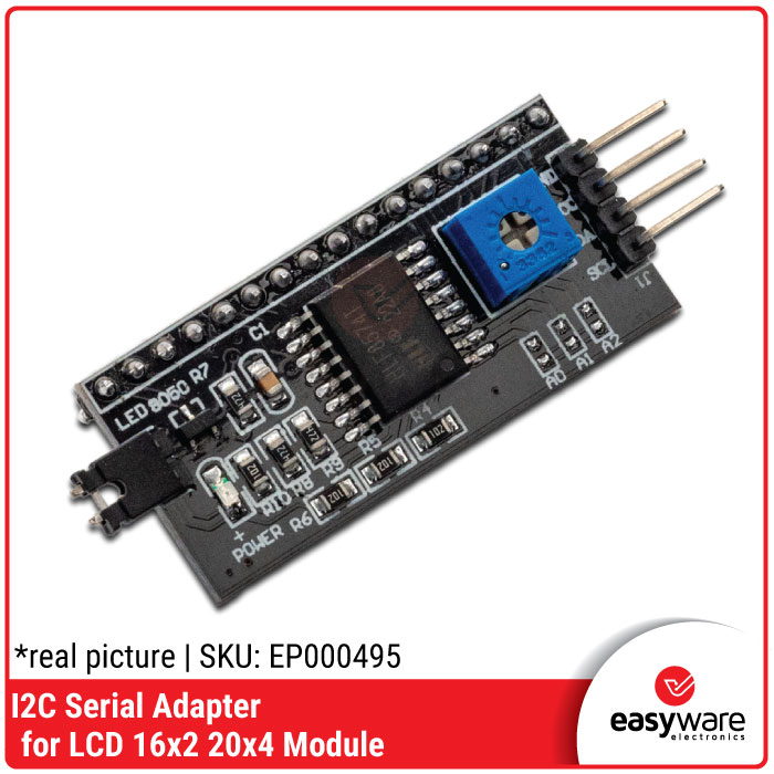 โมดูล I2C LCD 16x2 20x4 SERIAL INTERFACE BOARD I2C