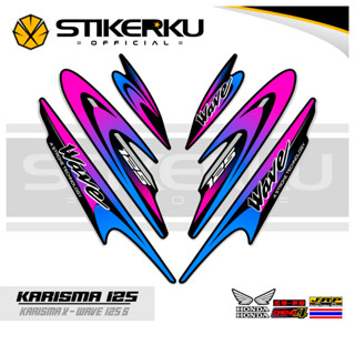 สติกเกอร์ ลาย Charisma SIKER 125 125 X 125 D WAVE 125s SUPRA สําหรับรถจักรยานยนต์