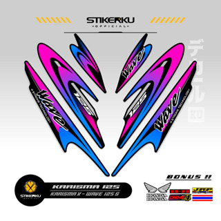 สติกเกอร์ ลาย Charisma SIKER 125 125 X 125 D WAVE 125s SUPRA สําหรับรถจักรยานยนต์