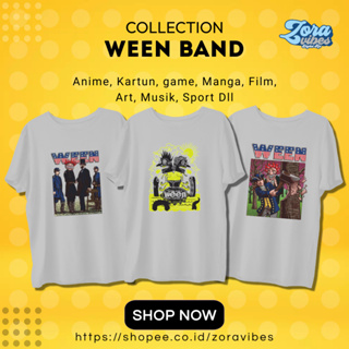 เสื้อยืด พิมพ์ลาย Ween Band สําหรับผู้ชาย และผู้หญิง