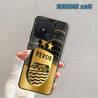 [CS02] เคสมันวาว Xiaomi Redmi 12C เคสมันวาว Hp PERSIB Motif