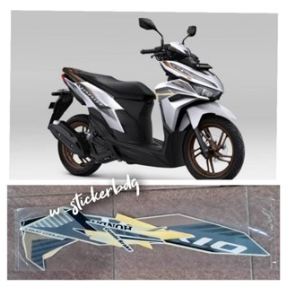 สติกเกอร์ติดตัวถังรถยนต์ สีขาว สําหรับ Honda Vario 125 2022 2023