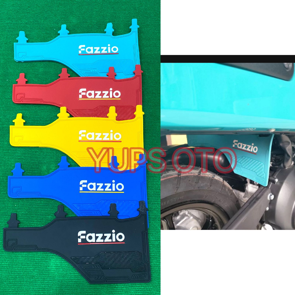 Mud FLAP FAZIO อุปกรณ์เสริมรถจักรยานยนต์ YAMAHA FAZIO ยาง SPAKBOR ภายใต้ FAZIO VARIATION MUDFLAP FAZ