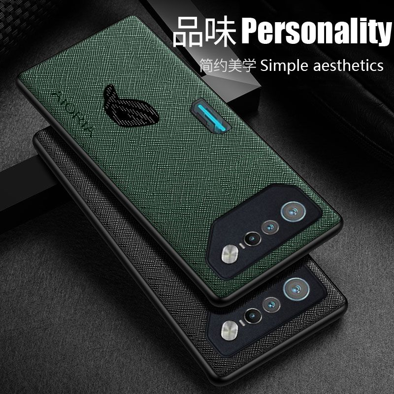 ASUS ROG 8 ROG8 PRO / ROG 7 / ROG 7 ULTIMATE / ROG PHONE 6 SOFT CASE CANVAS CROSS PATTERN