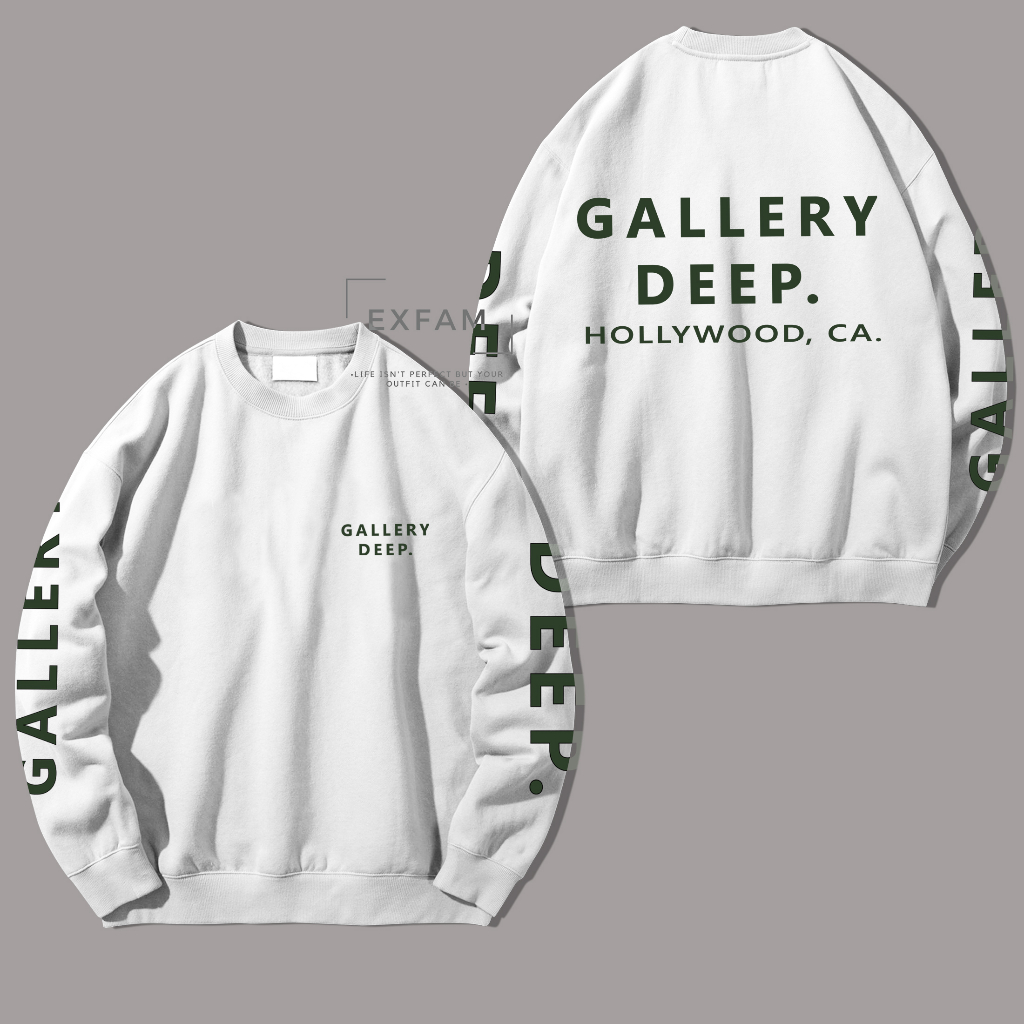 Jayjo Gallery เสื้อแจ็คเก็ตสเวตเตอร์ Deep Wind Breaker Crewneck