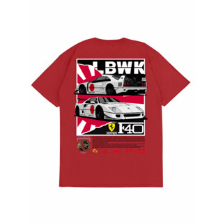 เสื้อยืด ลาย Sakazuki FERRARI F40 LBWK LIBERTY WALK V2 สําหรับยานยนต์