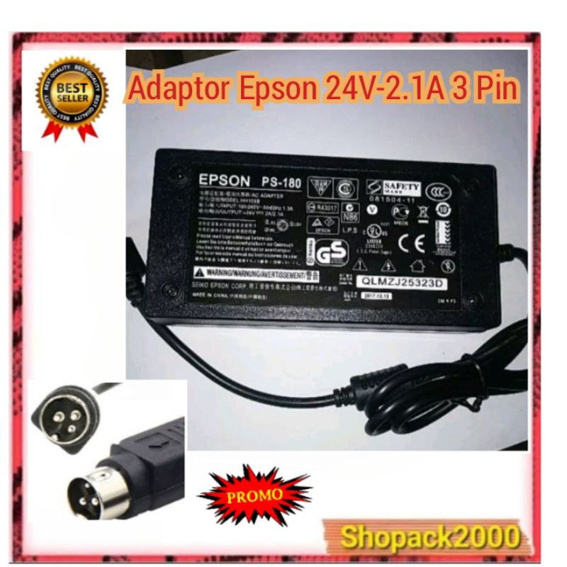 Original Epson TMu220 PS-180 อะแดปเตอร์ POS แคชเชียร์เครื่องพิมพ์ TMu220 Tmu220b Tm220 Tm82 Tm8IV