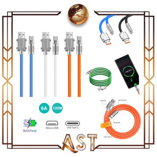Kabel 6A 120W Fast Charging Super Charger usb Micro / Type C Gaming Cable Data Viral