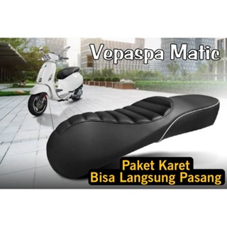 ผ้าคลุมเบาะรถยนต์ Vespa Matic แบบยาง ติดตั้งง่าย