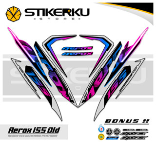 สติกเกอร์ ลาย OLD AEROX 155 VVA MOTIF OLD 155 VVA AEROX STICKER Unique AEROX 155 VVA STICKER AEROX 155 VVA STICKER STOCK DECAL LIST POLET Stickerkustore