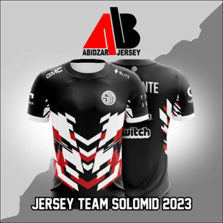 เสื้อกีฬาแขนสั้น ลายทีม TSM SOLOMID 2023 GAME DOTA 2