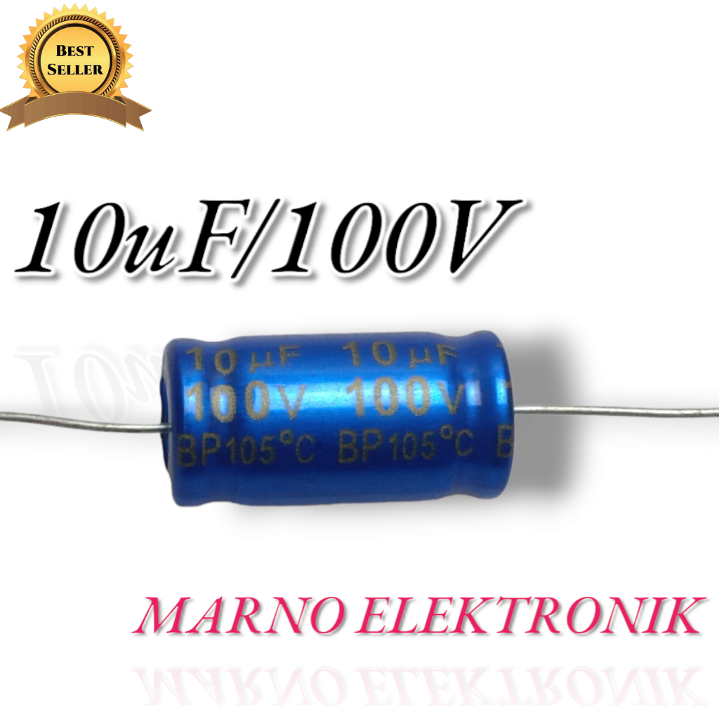 ELCO NON POLAR 10UF 100V 10 UF 100 V ต้นฉบับ