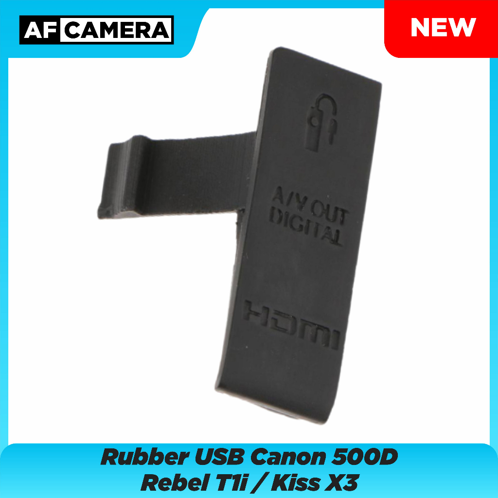 ยาง USB HDMI ยาง Canon 500D ฝาครอบ USB Canon Rebel T1i Kiss X3