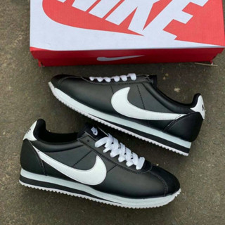 รองเท้าผ้าใบ Nke Cortez สีดํา สีขาว สีเขียว สีส้ม สําหรับผู้ชาย และผู้หญิง