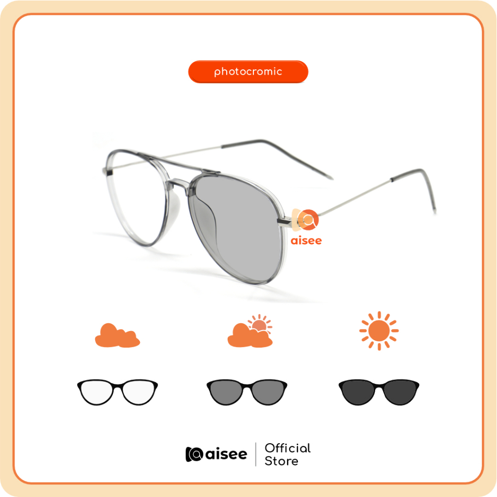 Aisee - Rachel แว่นตาบลูเรย์ลบ