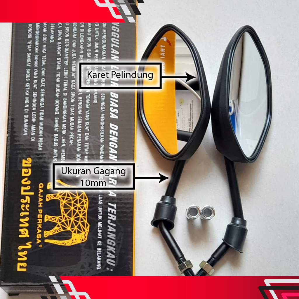 กระจกรถจักรยานยนต์ / กระจกนูน Honda Vario 125/150 / Beat F1 Thailand