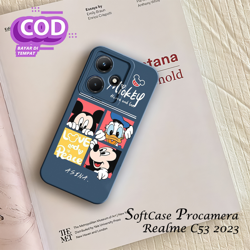 REALME C53 CASE - SOFTCASE PRO CAMERA REALME C53 - เคส REALME C53 - เคส REALME C53 2023 - เคส FLEXIB