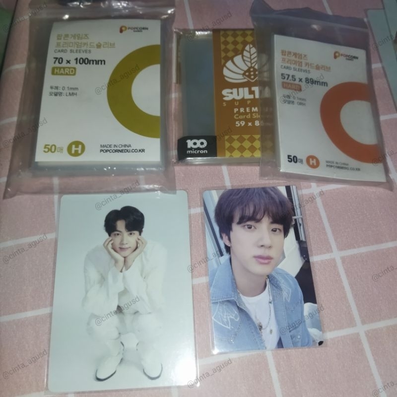 Sharing Sleeve Photocard Sulltan Amber Premium 59 x 86 Popcorn Lime 70 x 100 สีส้ม