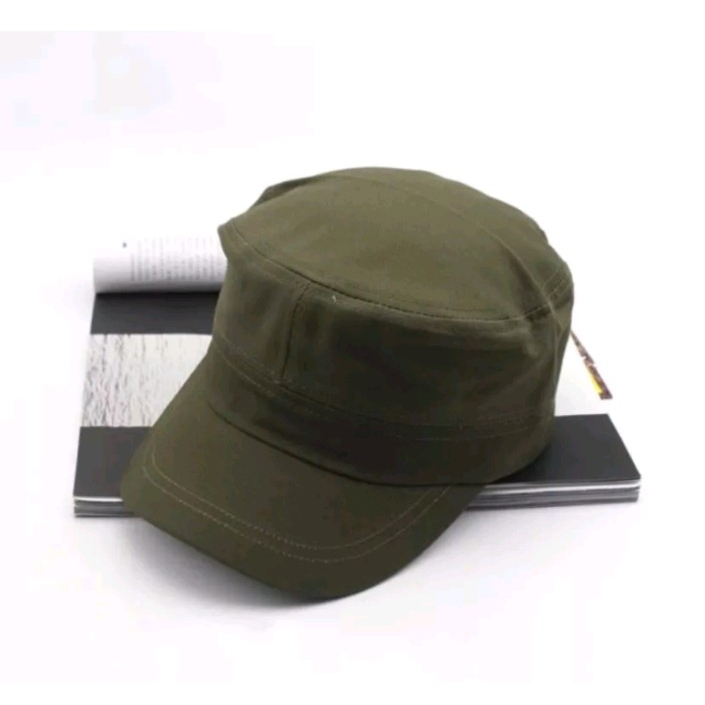 Plain Commando Hat CAMO PLAIN VINTAGE ARMY Hat ABRI Hat Commando Hat TNI Hat