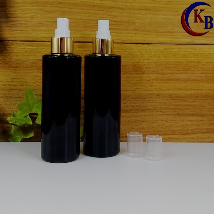 ขวดสเปรย์ทอง HCP 200 มล. / ขวด RF สีดํา 200 มล. พร้อมหมวกคอ 24