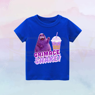 เสื้อยืด ลาย Grimace Shake สําหรับเด็ก