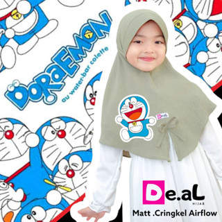 Arjuna Instant HIJAB CRINKLE SHERLY DORAEMON ORI DE.AL HIJAB