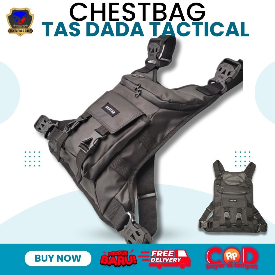Simple Mens Bag Tactical Rig Bag Outdoor Chest Bag