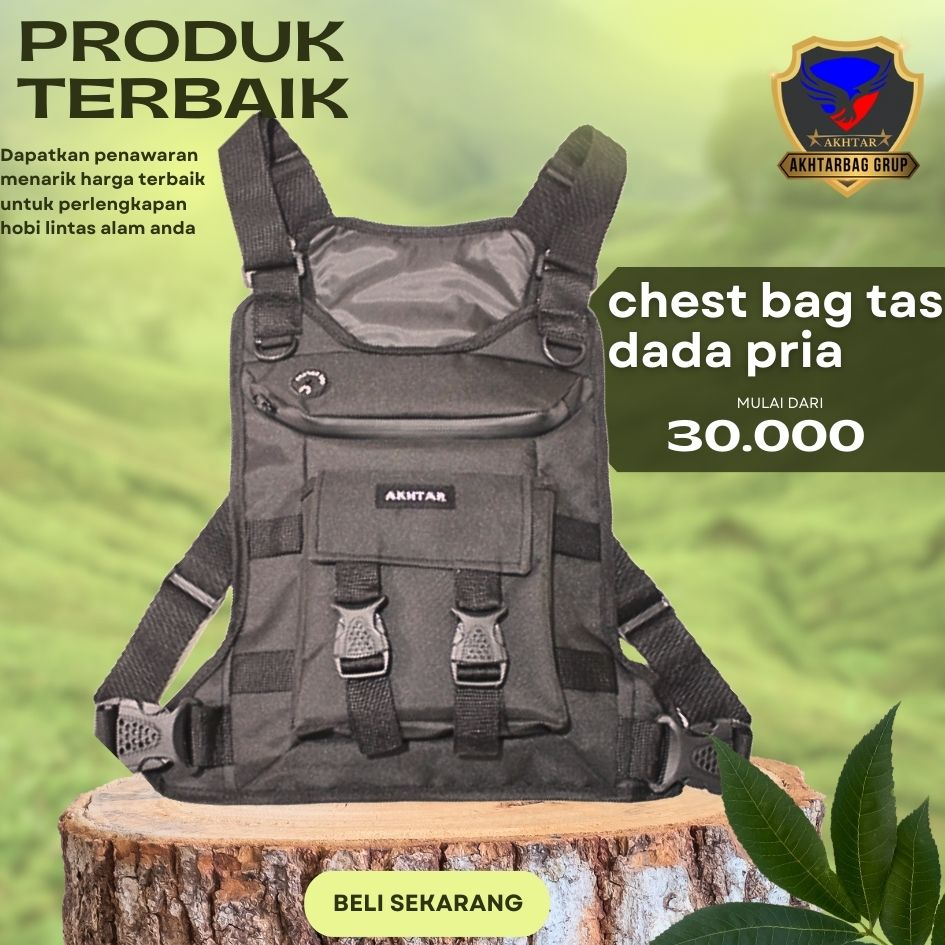 Simple Mens Bag Tactical Rig Bag Outdoor Chest Bag