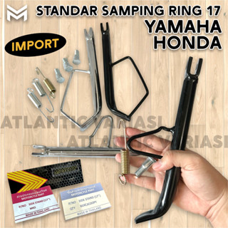 แหวนป้องกันด้านข้าง มาตรฐาน 17 STANDARD One HONDA YAMAHA PLUS 17 IMPORT แบบหนา สากล สําหรับ HONDA YAMAHA GENIO BEAT ESP MIO S FAZZIO BEAT ESP LEXI FINO MIO SOUL M3 Gt125 XRIDE FILANO ฯลฯ